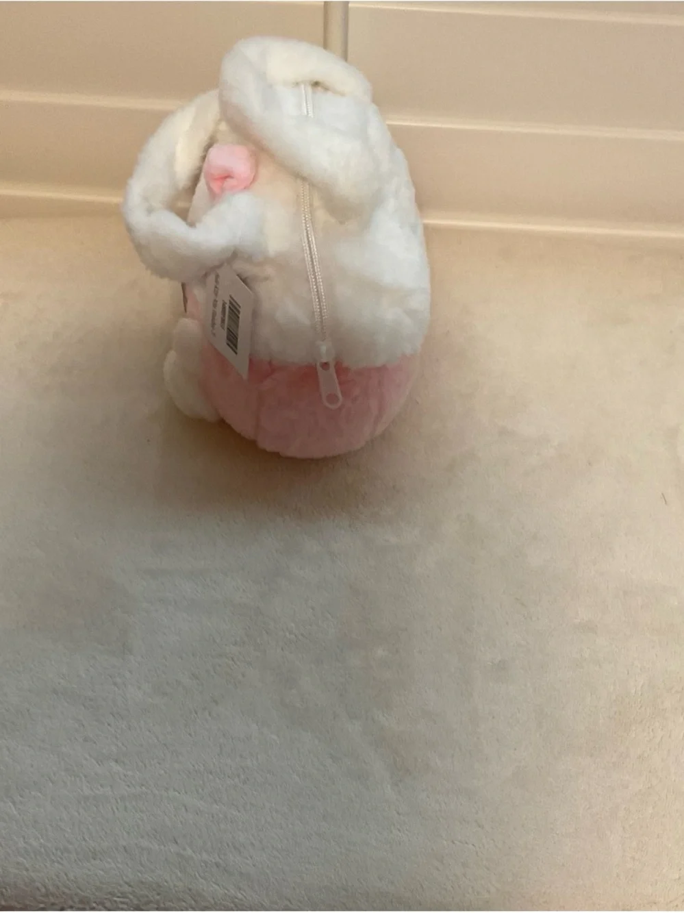 Sanrio Hello Kitty Plush Tote - White & Pink